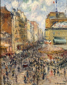 GUSTAVE LOISEAU (1865-1935) Le Quatorze Julliet à Paris, 1925 Oil on canvas Size: 59.7 x 48.9 cm (23½” x 19¼”) Signed and dated lower right ©