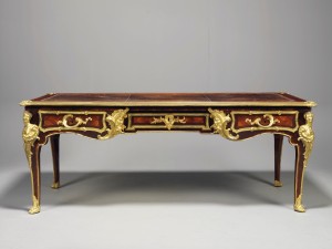 A MASTERPIECE BY CHARLES CRESSENT Unseen on the market since the early 20th century, the top lot of the collection is a bureau plat which is a masterpiece by Charles Cressent, who ranks with Boulle, Riesener and Gouthière as among the most famous craftsmen of the 18th century. The precise form only occurs on one other known bureau plat by Cressent, in the Louvre Estimate: £1-1.5 million CREDIT: CHRISTIE'S IMAGES LTD. 2015