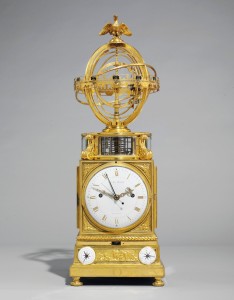THE PRINCE DE CONTI’S PLANETARY CLOCK A remarkable Louis XVI Ormolu Planetary Clock (‘Sphère Mouvante’), the movement by Jean-Michel Mabille and the sphere by Martin Baffert, circa 1770, is a tour de force of horological complexity Estimate: £600,000-1 million CREDIT: CHRISTIE'S IMAGES LTD. 2015