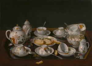 Jean-Etienne Liotard, Still-life: Tea Set, c. 1770â??83 Oil on canvas mounted on board, 37.5 x 51.4 cm The J. Paul Getty Museum, Los Angeles, inv. 84.PA.57 Photo The J. Paul Getty Museum, Los Angeles 